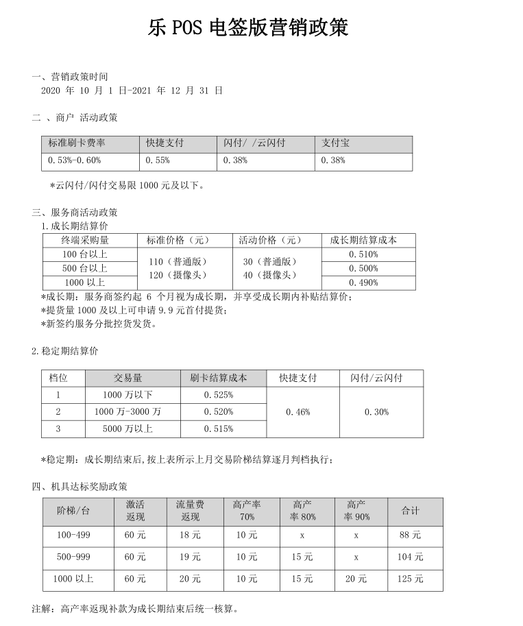 樂刷招商(shāng)代理政策解讀（樂POS代理政策）(圖1)